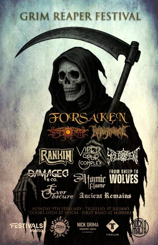 GRIM REAPER FESTIVAL 2026 - 25TH Anniversary